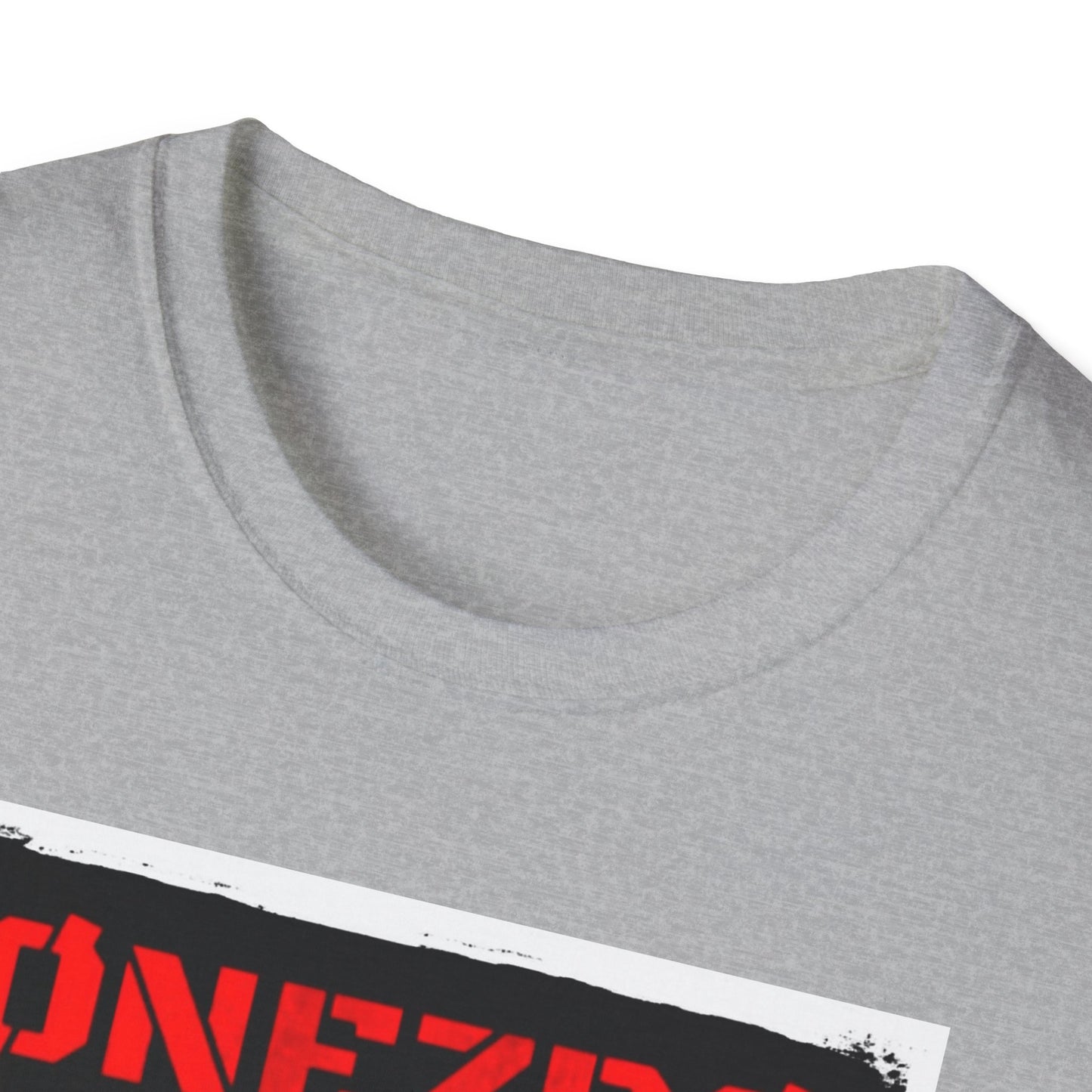 ØNEZRØ - Anime Face/Logo Unisex Softstyle T-Shirt