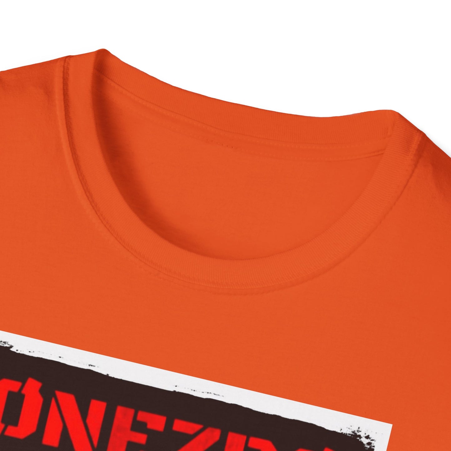 ØNEZRØ - Anime Face/Logo Unisex Softstyle T-Shirt