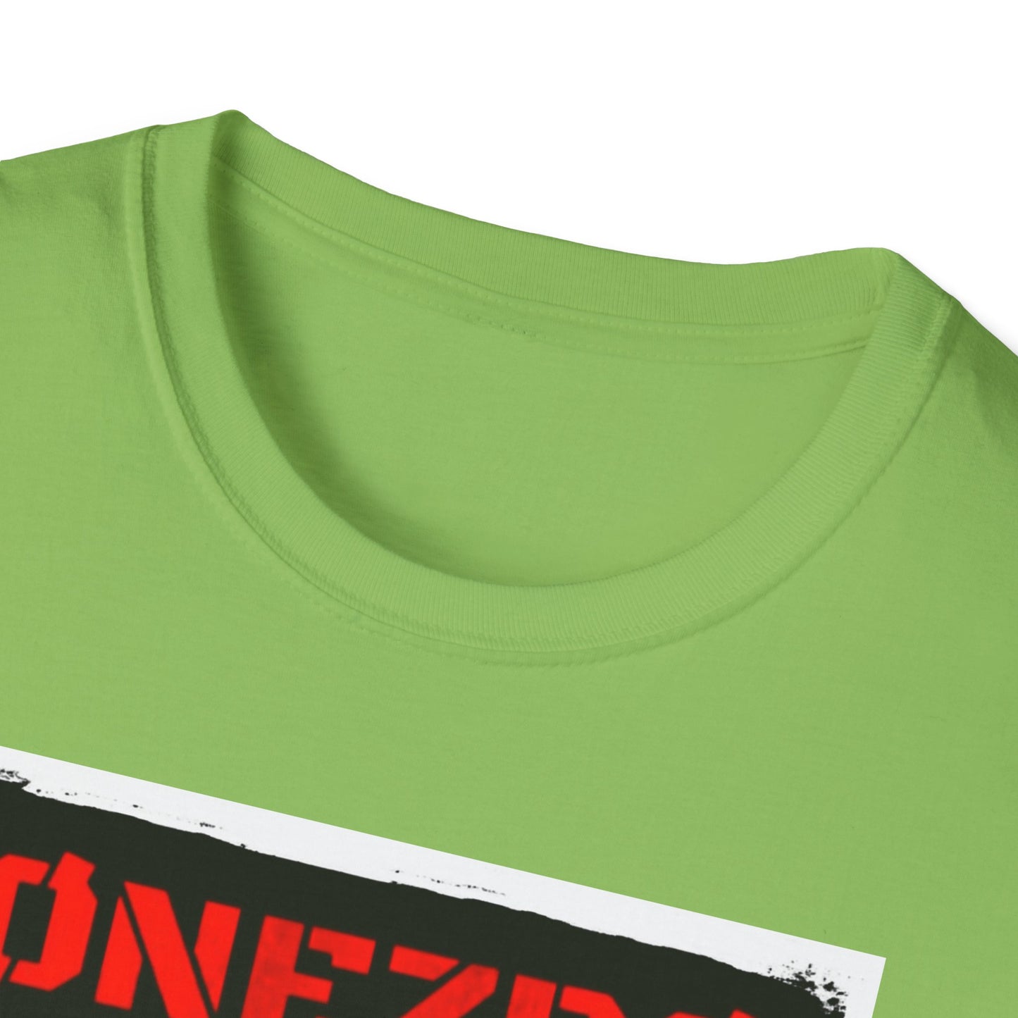 ØNEZRØ - Anime Face/Logo Unisex Softstyle T-Shirt