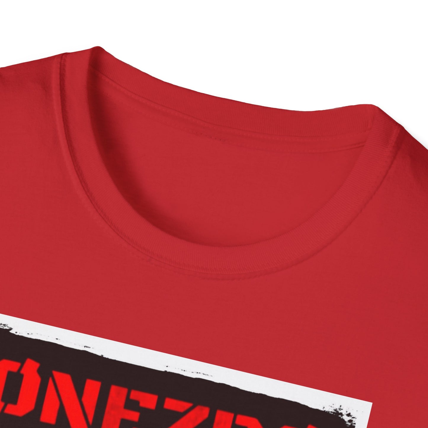 ØNEZRØ - Anime Face/Logo Unisex Softstyle T-Shirt
