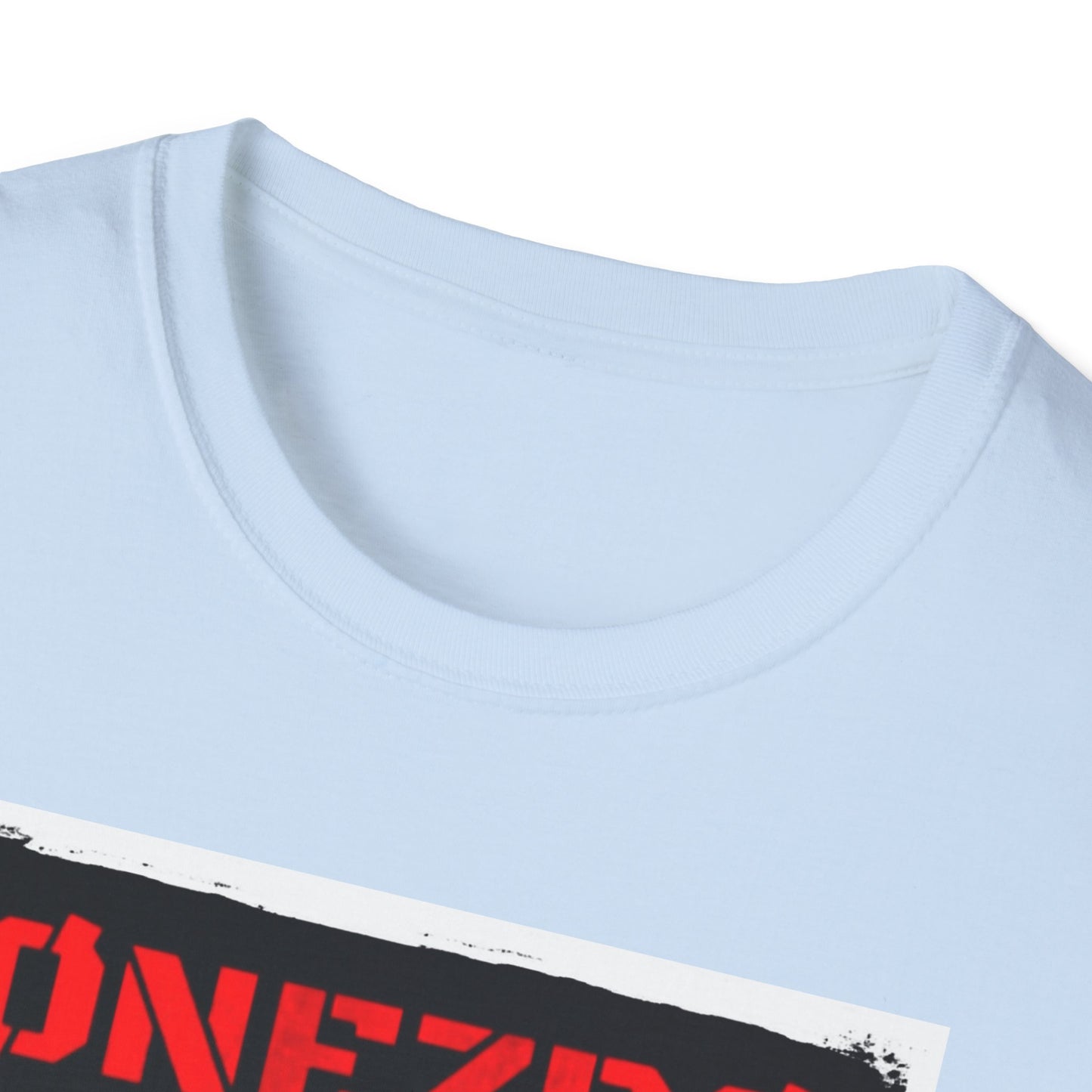 ØNEZRØ - Anime Face/Logo Unisex Softstyle T-Shirt