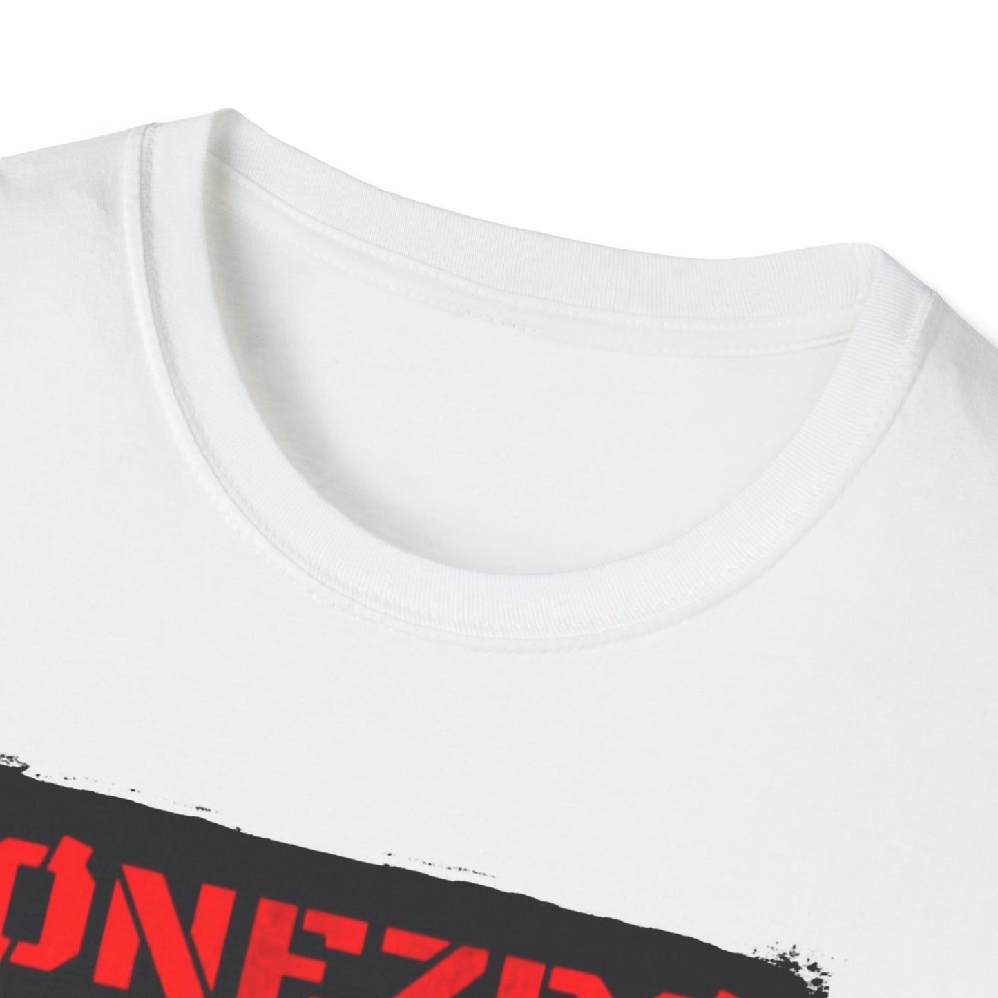 ØNEZRØ - Anime Face/Logo Unisex Softstyle T-Shirt
