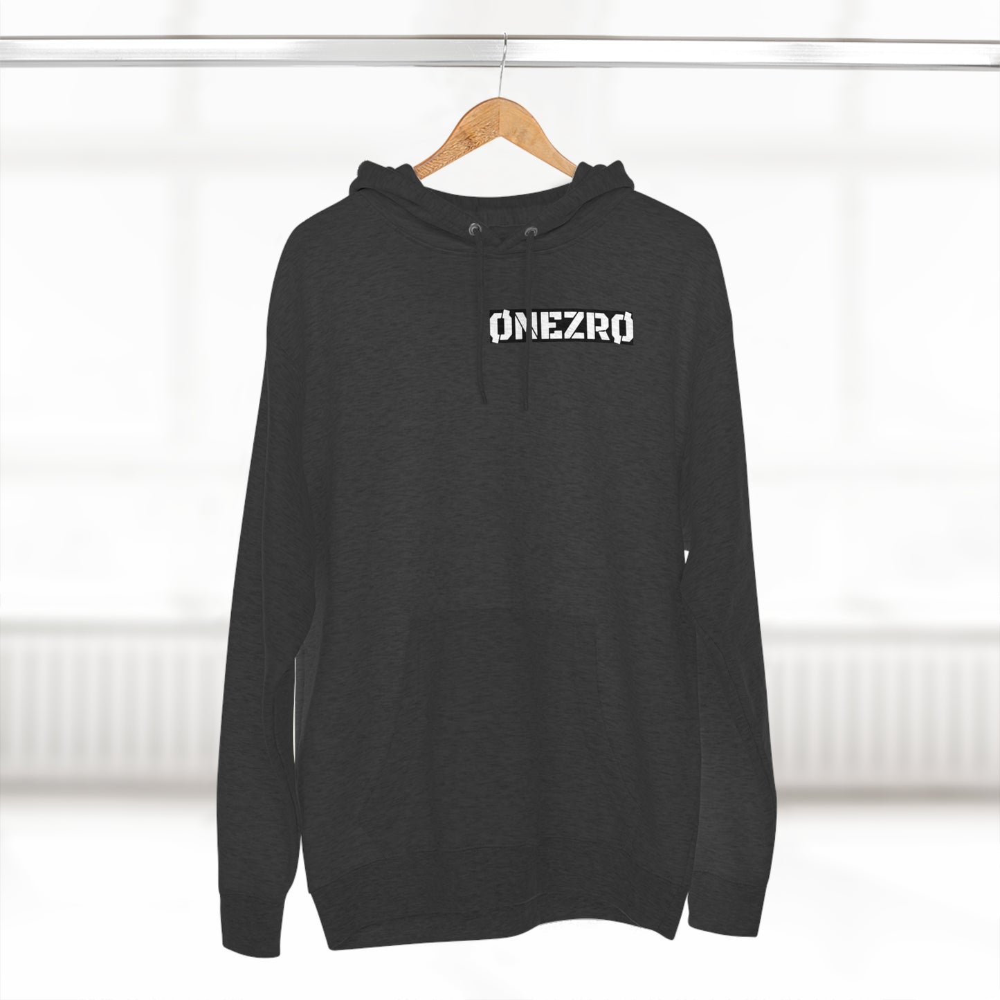 ØNEZRØ (White/Black BG Logo) Unisex Premium Pullover Hoodie