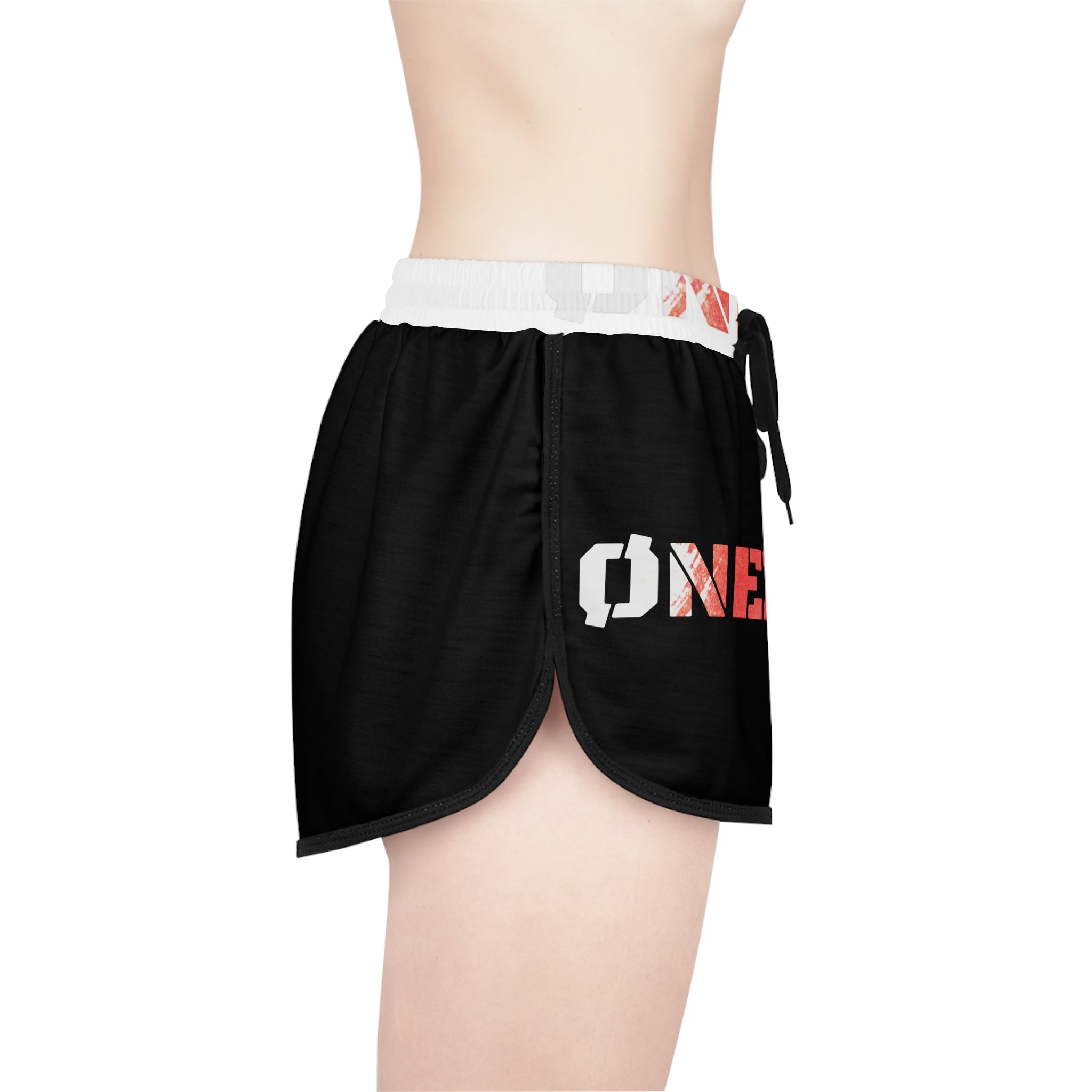 ØNEZRØ (White/Red Logo) Women's Relaxed Shorts – ØNEZRØ