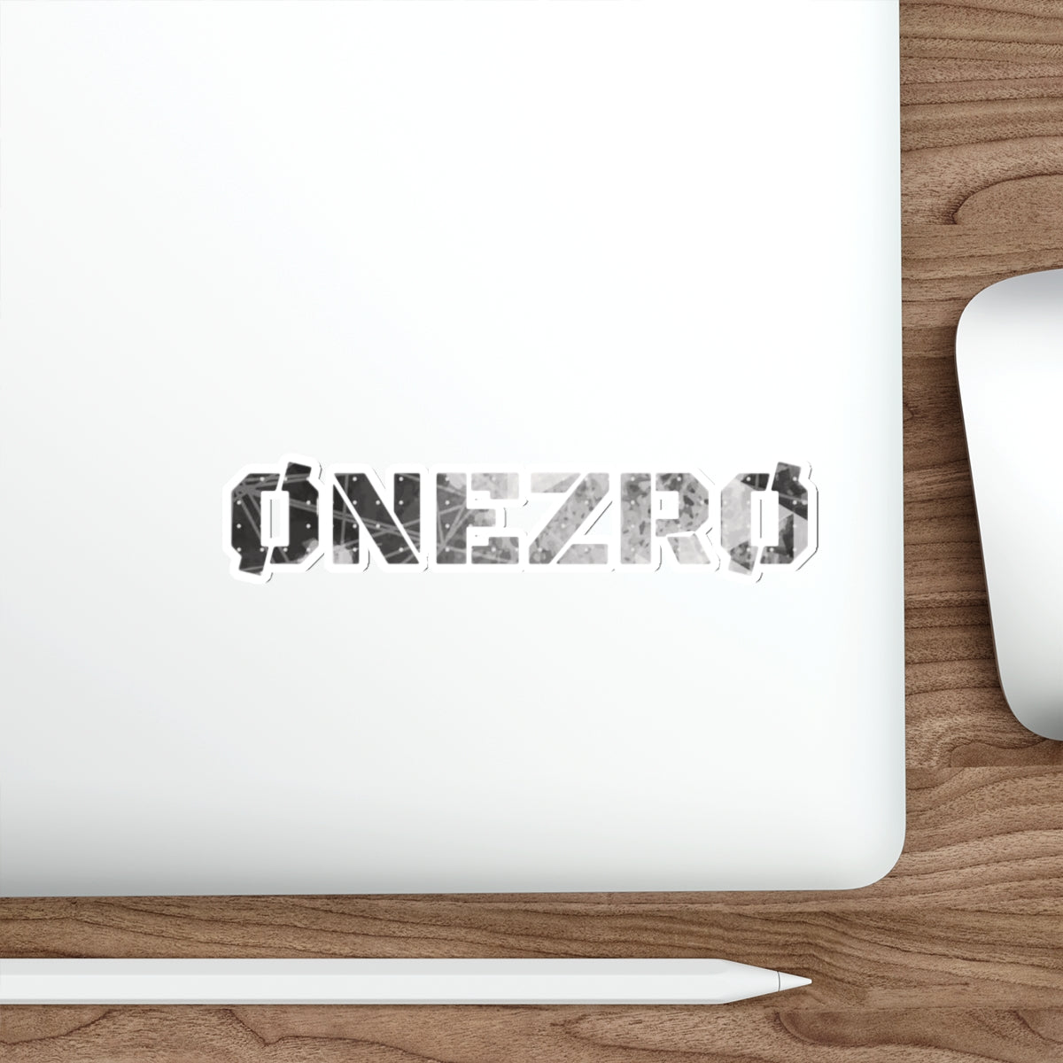 ØNEZRØ (White/Red Logo) Die-Cut Stickers