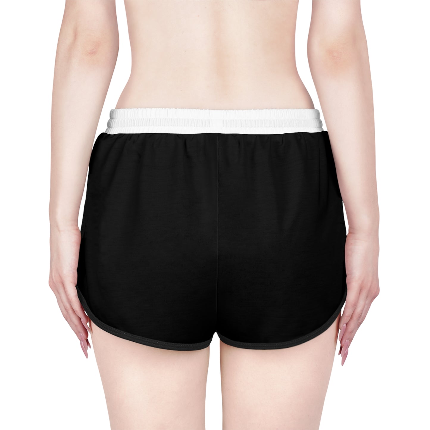 ØNEZRØ (White/Red Logo) Women's Relaxed Shorts