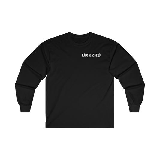 ØNEZRØ (White Logo) Ultra Cotton Long Sleeve Tee