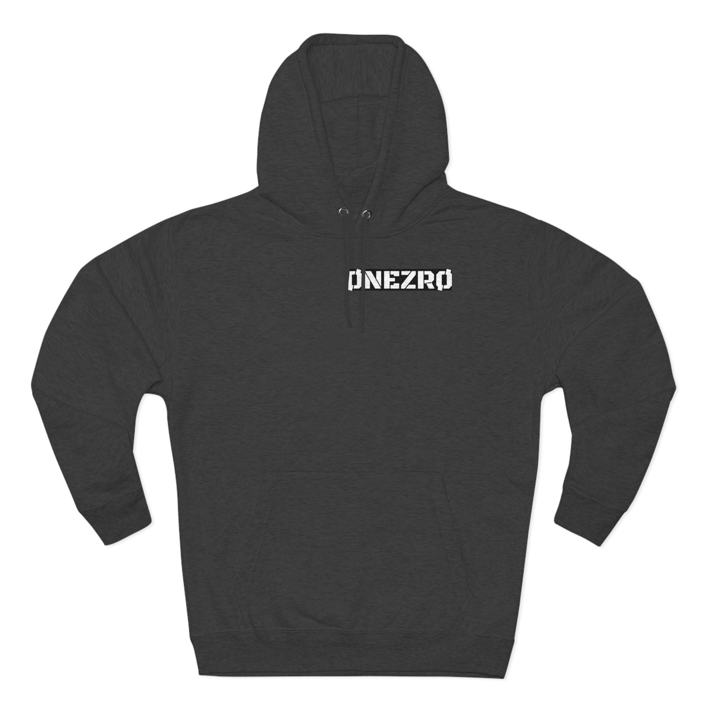 ØNEZRØ (White/Black BG Logo) Unisex Premium Pullover Hoodie