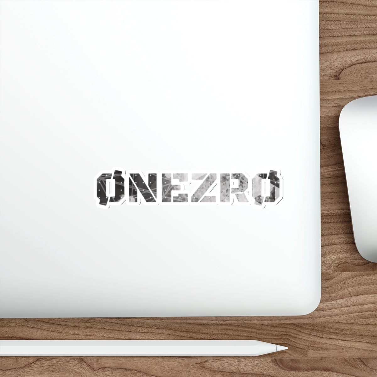 ØNEZRØ (White/Red Logo) Die-Cut Stickers