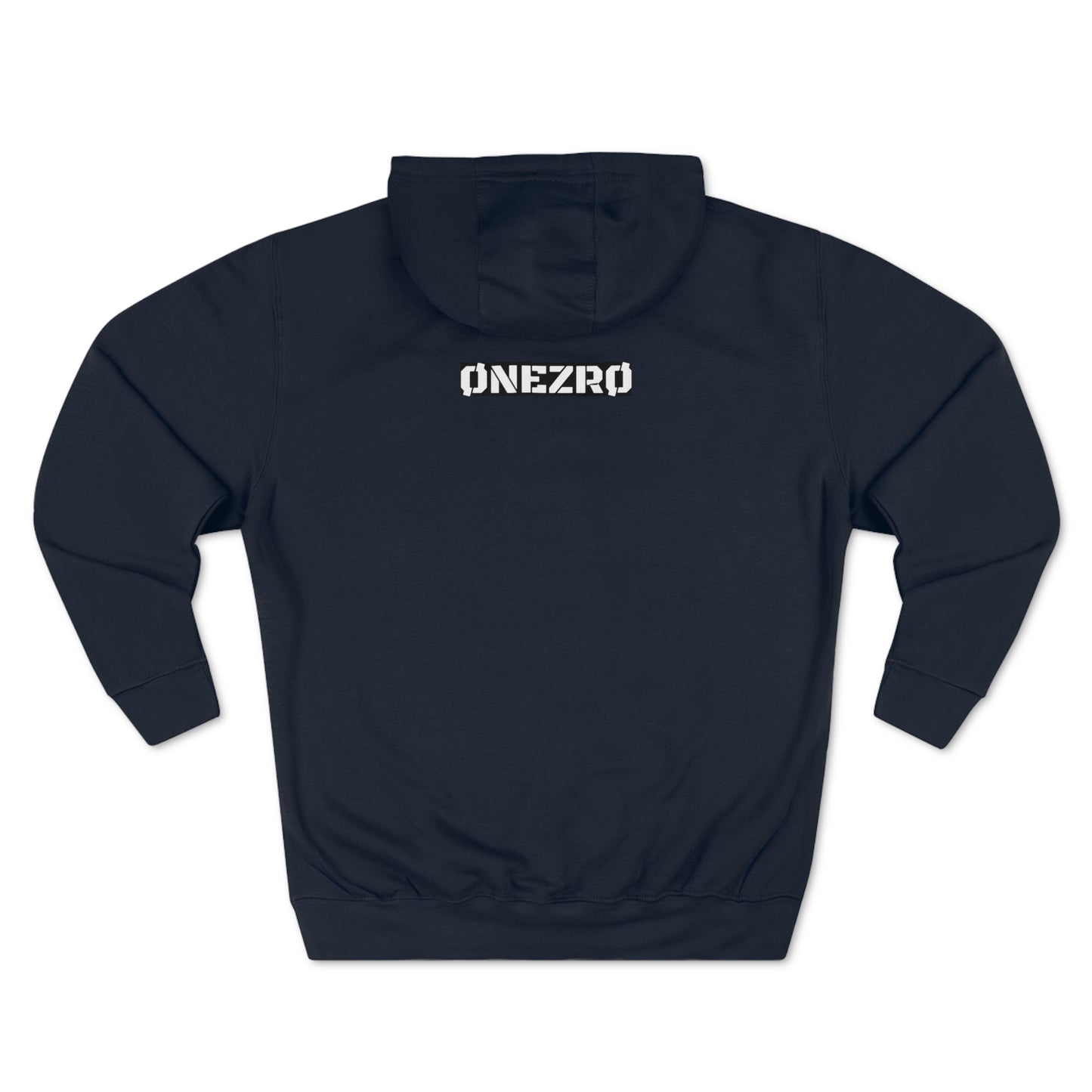 ØNEZRØ (White/Black BG Logo) Unisex Premium Pullover Hoodie