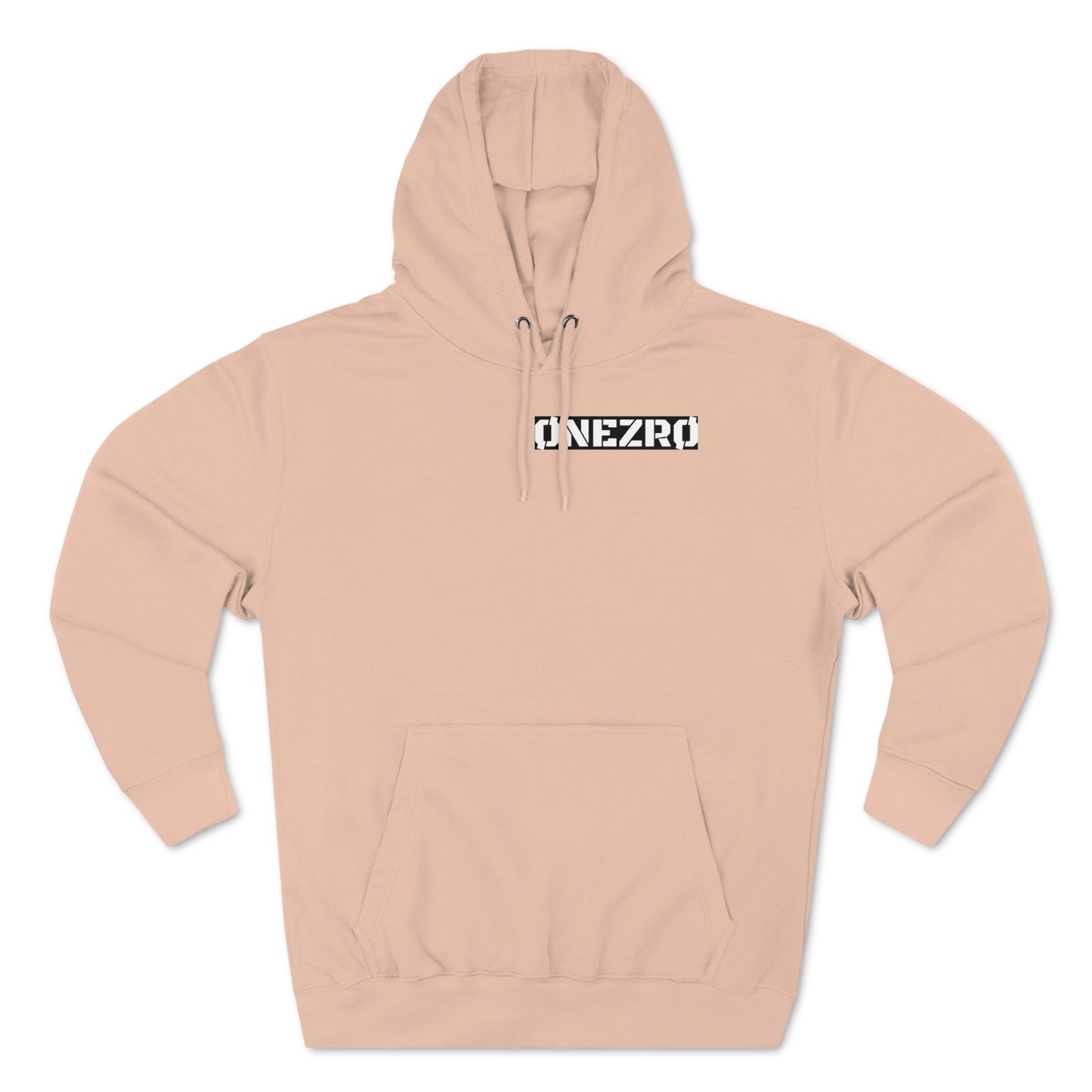 ØNEZRØ (White/Black BG Logo) Unisex Premium Pullover Hoodie