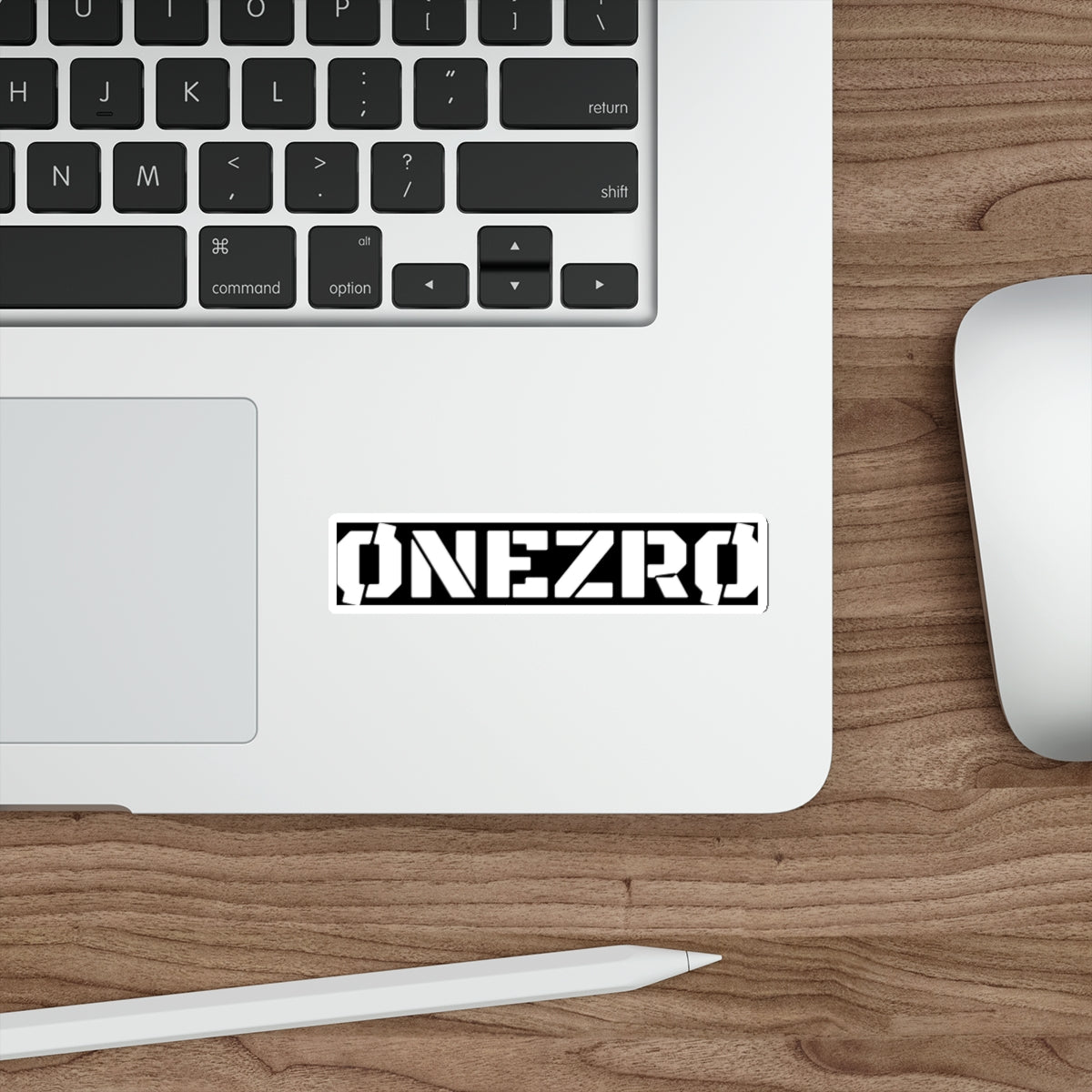 ØNEZRØ (White Logo) Die-Cut Stickers