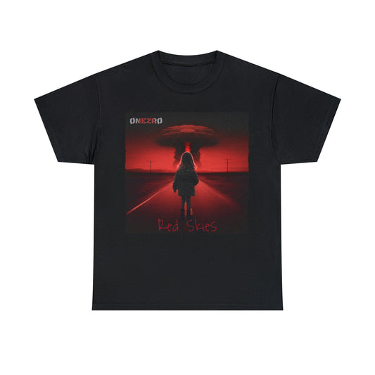 ØNEZRØ (Red Skies) Album Cover - Heavy Cotton Tee