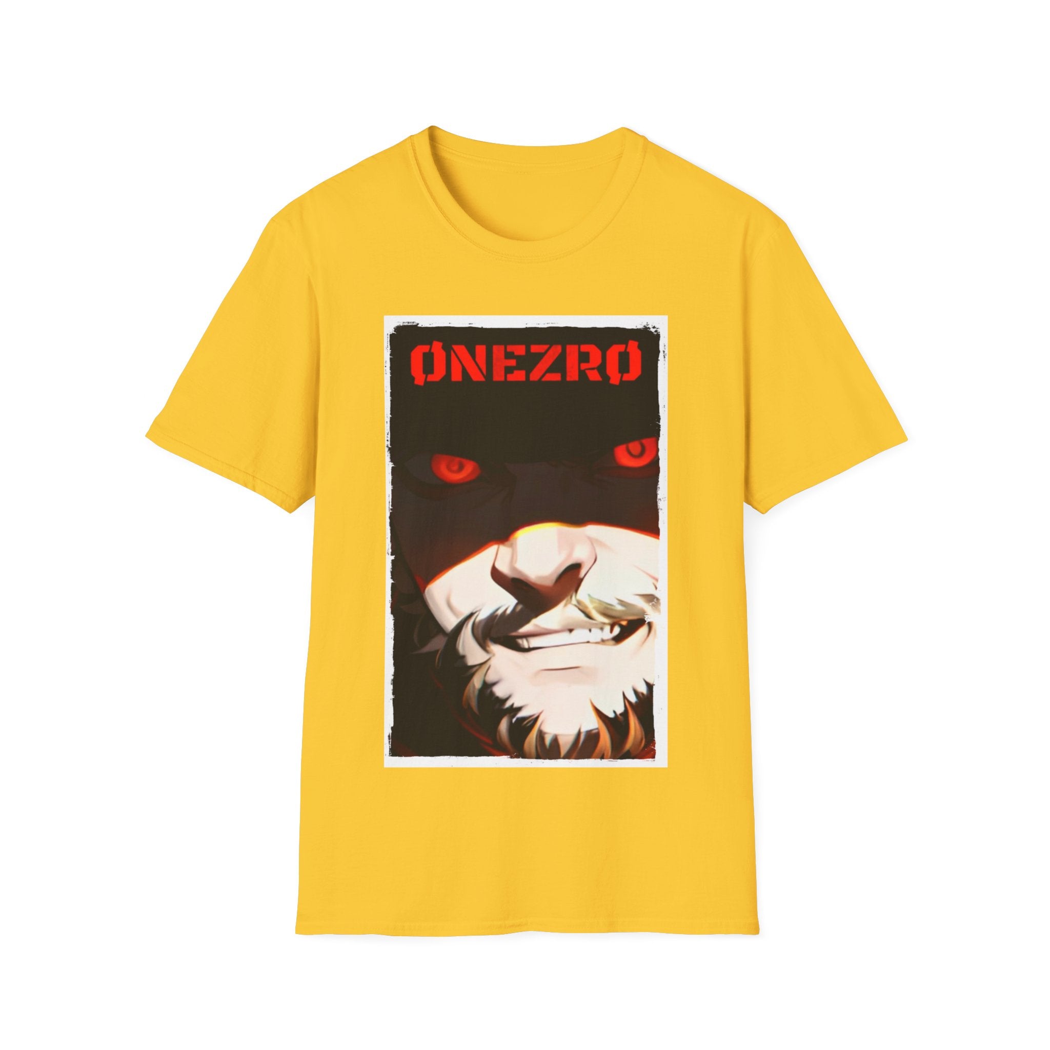 ØNEZRØ - Anime Face/Logo Unisex Softstyle T-Shirt – ØNEZRØ
