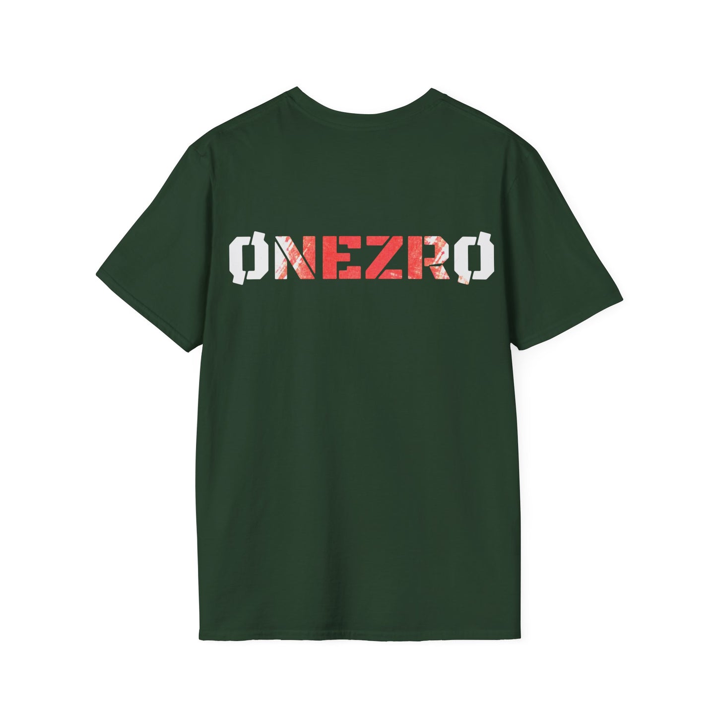 ØNEZRØ - Anime Face/Logo Unisex Softstyle T-Shirt