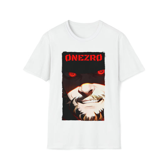 ØNEZRØ - Anime Face/Logo Unisex Softstyle T-Shirt